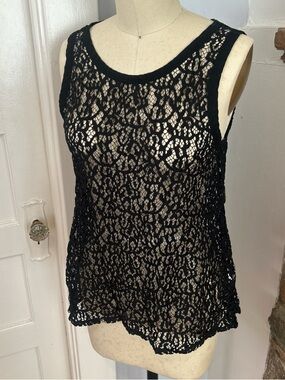 Banana Republic Heritage Black Lace Tank